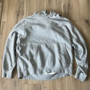 Gray Nike hoodie